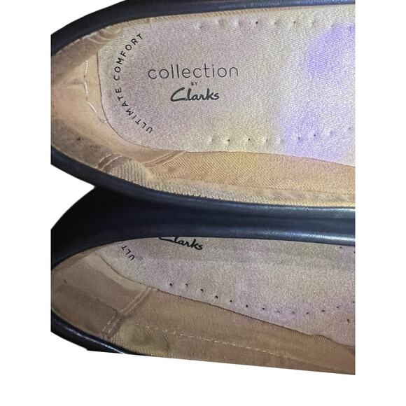Collection by Clarks Ultimate Comfort Slip On Moccasin Loafer Navy Blue Size 7.5 - Picture 10 of 11